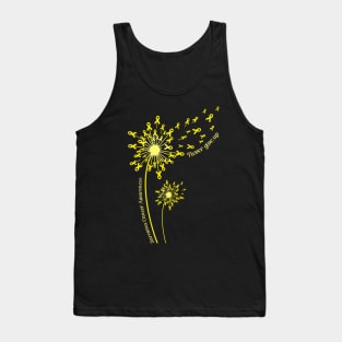 Dandelion Sarcoma Cancer Awareness Never Give Up T-shirt Tank Top